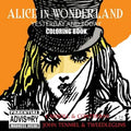 Alice in Wonderland Yesterday and Today Coloring Book