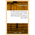 La Révolution française, résumé historique, 1792-1804. Période de défense