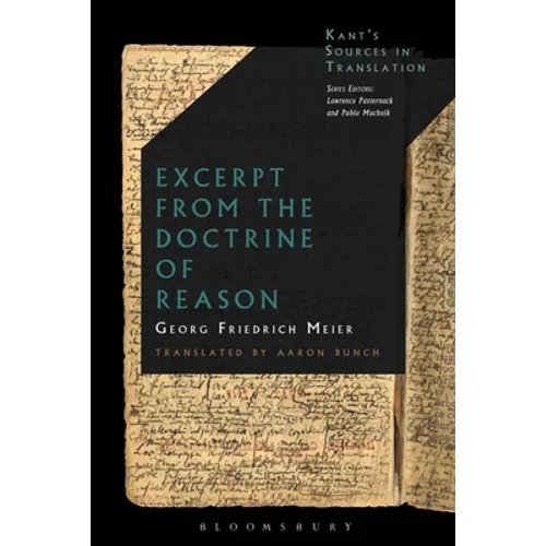 Excerpt from the Doctrine of Reason