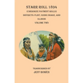 Starr Roll 1894 (Cherokee Payment Rolls) Volume Two: Districts: Flint, Going Snake, and Illinois