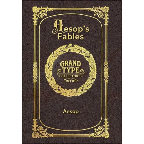 Large Print - Aesop's Fables - Grand Type Collector's Edition - Matte Hardcover with Dust Jacket
