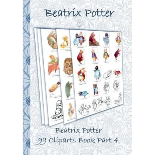 Beatrix Potter 99 Cliparts Book Part 4 ( Peter Rabbit ): Sticker, Icon, Clipart, Cliparts, download, Internet, Dropbox, Original, Children's books, ch