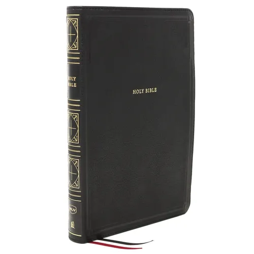 Nkjv, Thinline Bible, Giant Print, Leathersoft, Black, Red Letter Edition, Comfort Print: Holy Bible, New King James Version