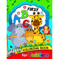 First ABC Coloring book for Toddlers: Activity book for boy, girls, kids Ages 2-4,3-5,4-8 (Coloring and Tracing Alphabet and Shape)