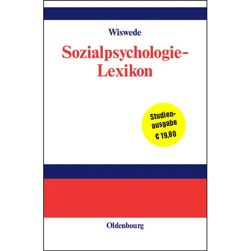 Sozialpsychologie-Lexikon - Hardcover