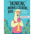Drinking Animals Coloring Book: Best Fun Coloring Gift Book for Party Lovers & Adults Relaxation with Stress Relieving Animal Designs and Amazing Quic