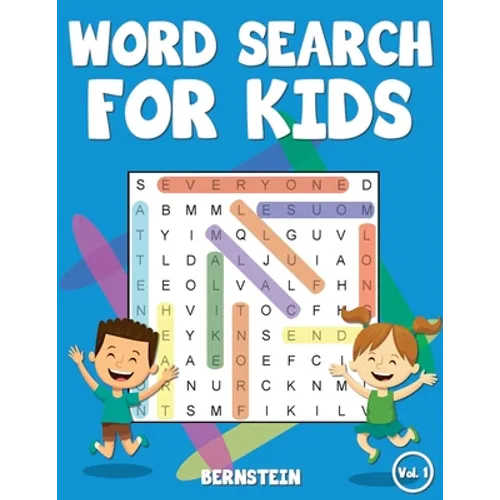 Word Search for Kids: 200 Easy Word Search Puzzles with Solutions - Large Print (Vol.1)