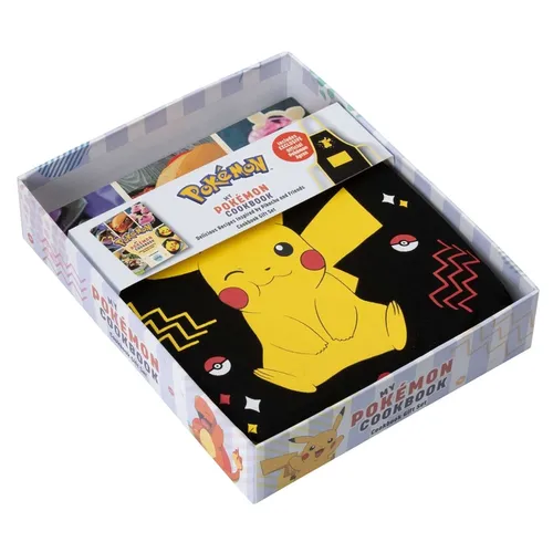 My Pokémon Cookbook Gift Set [Apron]: Delicious Recipes Inspired by Pikachu and Friends - Hardcover
