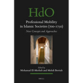 Professional Mobility in Islamic Societies (700-1750): New Concepts and Approaches