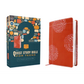 Niv, Quest Study Bible for Teens, Leathersoft, Coral, Comfort Print: The Question and Answer Bible