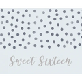 Happy 16th Birthday Guest Book (Landscape Hardcover): Sweet Sixteen Guest book, party and birthday celebrations decor, memory book, 16th birthday, hap