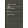 Affirmative Action and Principles of Justice
