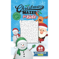 Christmas Mazes for Kids 69 Mazes Difficulty Level Hard: Fun Maze Puzzle Activity Game Books for Children - Holiday Stocking Stuffer Gift Idea - Snowm