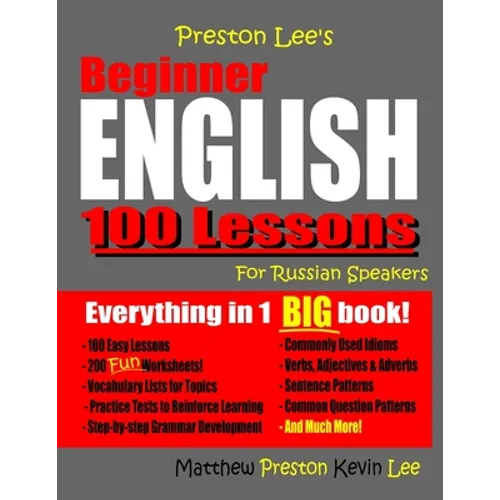Preston Lee's Beginner English 100 Lessons For Russian Speakers
