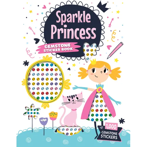Sparkle Princess Gemstone Sticker Book