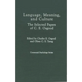 Language, Meaning, and Culture: The Selected Papers of C.E. Osgood