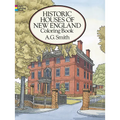 Historic Houses of New England Coloring Book