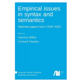 Empirical issues in syntax and semantics