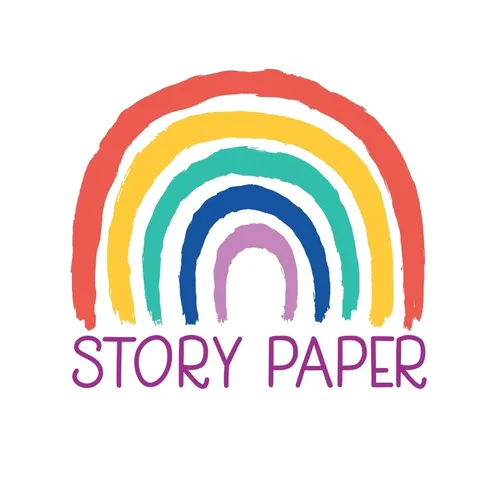 Story Paper: 8" x 10" 100 Pages Kids Writing Paper - Draw and Write Stories for Homeschool, Preschool, Elementary School