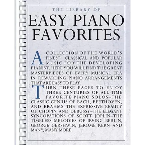 The Library of Easy Piano Favorites - Spiral