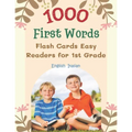 1000 First Words Flash Cards Easy Readers for 1st Grade English Italian: I can read books my first flashcards of full sight word list with pictures an