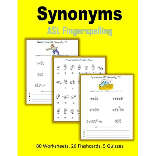 Synonyms - ASL Fingerspelling