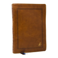 The Jonathan Edwards Study Bible: Experience Abiding Joy in Christ (Nkjv, Brown Leathersoft, Red Letter, Comfort Print)