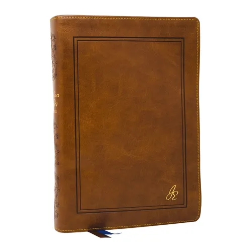 The Jonathan Edwards Study Bible: Experience Abiding Joy in Christ (Nkjv, Brown Leathersoft, Red Letter, Comfort Print)