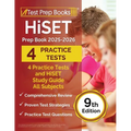 HiSET Prep Book 2025-2026: 4 Practice Tests and HiSET Study Guide All Subjects [9th Edition]