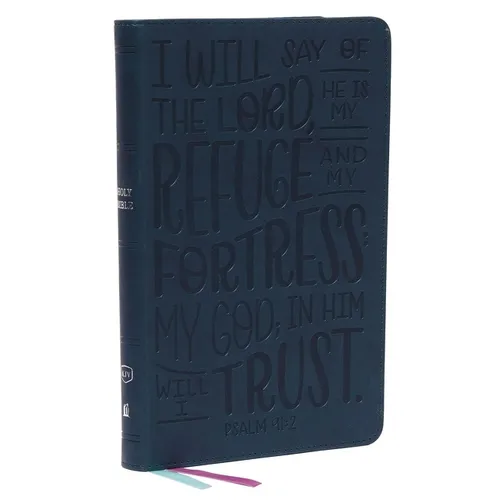 KJV Holy Bible: Thinline Youth Edition, Teal Leathersoft, Red Letter, Comfort Print: King James Version (Verse Art Cover Collection): Holy Bible, King