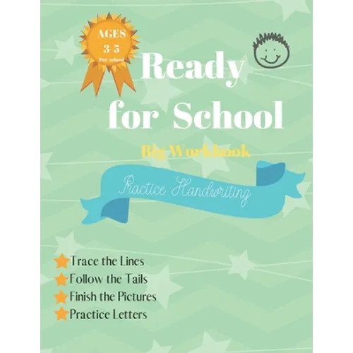 Practice Handwriting: Paper & Pencil: Age 3-5 Preschool Activity Workbook for Kids, Kinder garden - Letter Tracing Book for Preschoolers - A