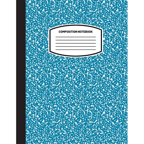 Classic Composition Notebook: (8.5x11) Wide Ruled Lined Paper Notebook Journal (Blue Gray) (Notebook for Kids, Teens, Students, Adults) Back to School