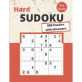 Hard Sudoku: 500 Hard Sudoku Puzzles for adults