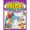 Animal Greeting Cards Coloring Book: Color - Cut Out - Send; Create Your Own Funny Animal Cards, Awesome Activity Book for Kids