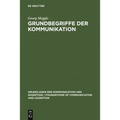 Grundbegriffe der Kommunikation