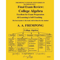 Final Exam Review: College Algebra