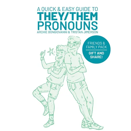 A Quick & Easy Guide to They/Them Pronouns: Friends & Family Bundle