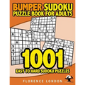 Bumper Sudoku Puzzle Book For Adults - 1001 Easy - Hard Sudoku Puzzles: Easy, Medium, and Hard Adult Puzzles
