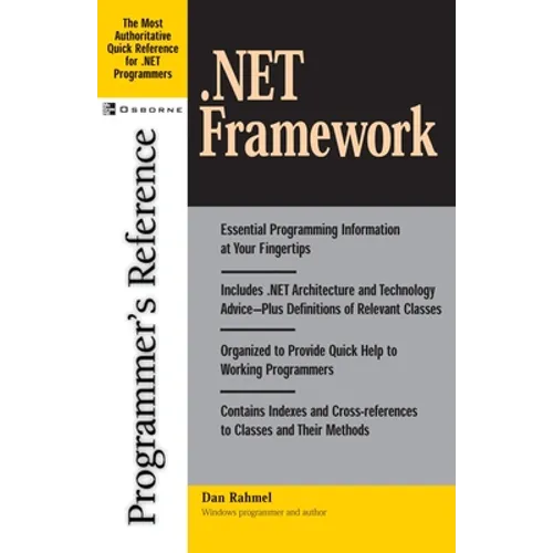 .Net Framework Programmer's Reference