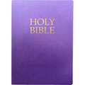 Kjver Holy Bible, Large Print, Royal Purple Ultrasoft: (King James Version Easy Read, Red Letter)