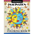 Wonderful Imagination coloring books: Adults Coloring Book Halloween, Doodle, Angel, Alien, circus and other Design