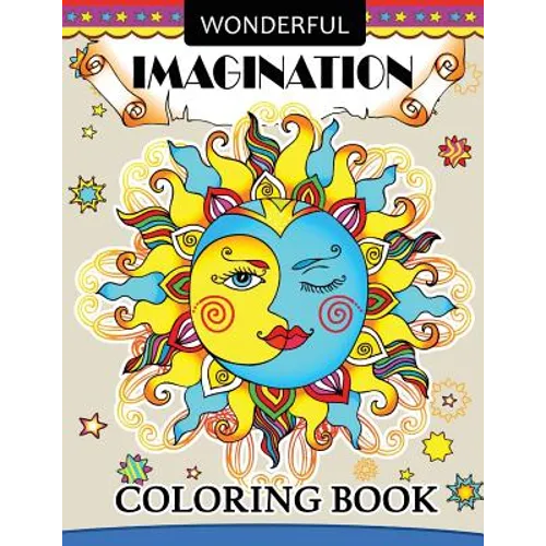 Wonderful Imagination coloring books: Adults Coloring Book Halloween, Doodle, Angel, Alien, circus and other Design