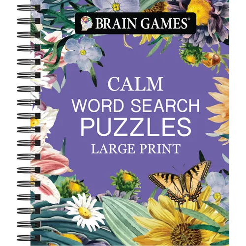 Brain Games - Calm: Word Search - Large Print
