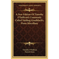 A New Edition Of Timothy O'Sullivan's Commonly Called Taidhag Goadhlach's, Pious Miscellany
