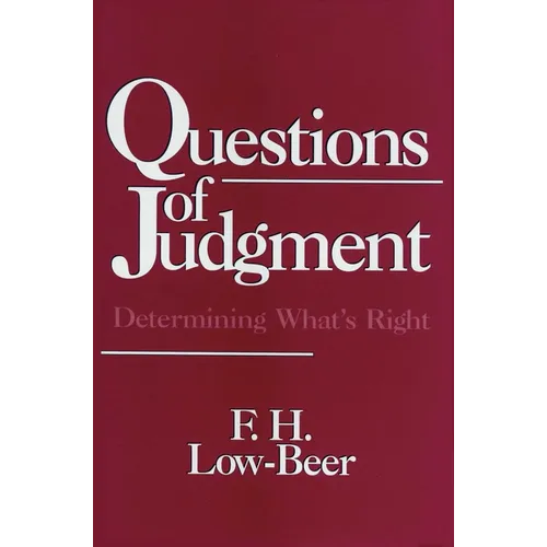Questions of Judgment