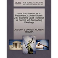 Vanis Ray Robbins et al., Petitioners, V. United States. U.S. Supreme Court Transcript of Record with Supporting Pleadings