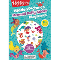 Mermaid Hidden Pictures Puffy Sticker Playscenes: Best Mermaid Gift for Kids 3-6 with Mazes, Matching Games, Mermaid Crafts & Over 50 Mermaid Stickers