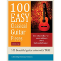 100 Easy Classical Guitar pieces Book 1&2: In standard notation and tablature