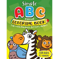 Simple ABC Animal Coloring Book for Kids & Toddlers. Fun with Numbers, Letters, Shapes: Toddler activity books ages 1-3