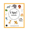 I Spy Animals: Activity Book For Kids Ages 2-6 Years Old, A Fun Guessing Game and Picture Puzzle, Toddler Educational Learning Book, and More